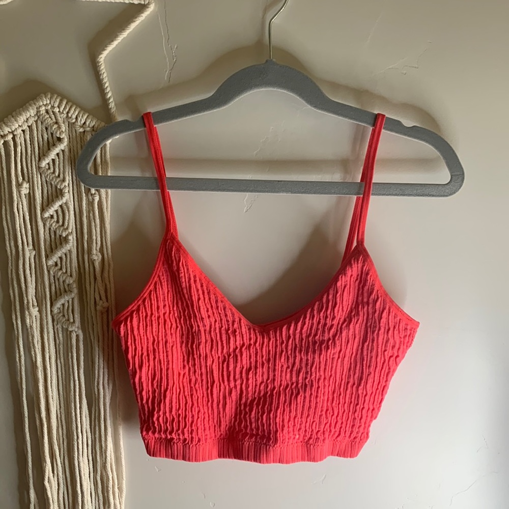 hot pink crop top from ANWND